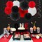 Black White Orange Halloween Party-Decorations - 33pcs Birthday Banner,Streamers Tassel Garland,Paper Lantern Fans,Tissue Pom Poms,Bachelorette Baby Bridal Shower Graduations Backdrop Decor